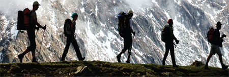 Walking on Mountain